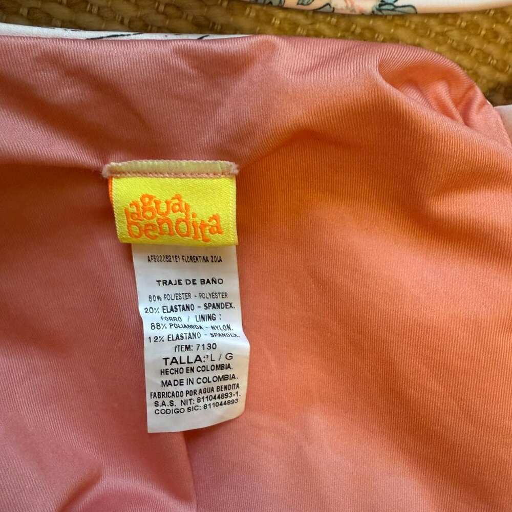 Agua Bendita Florentina Zola One Piece NWOT L - Picture 12 of 14